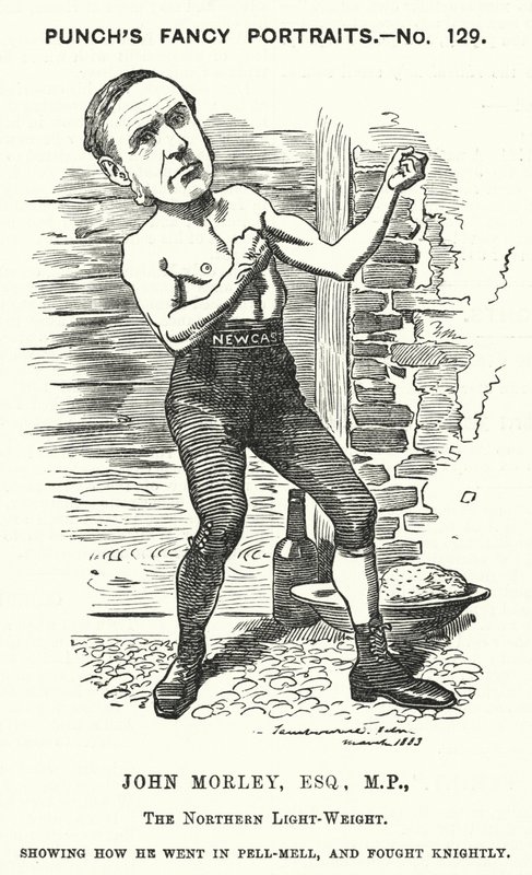 John Morley, English Liberal Politician (engraving) by Edward Linley (after) Sambourne