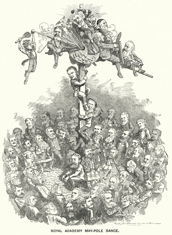 Royal Academy May-Pole Dance by Edward Linley (after) Sambourne