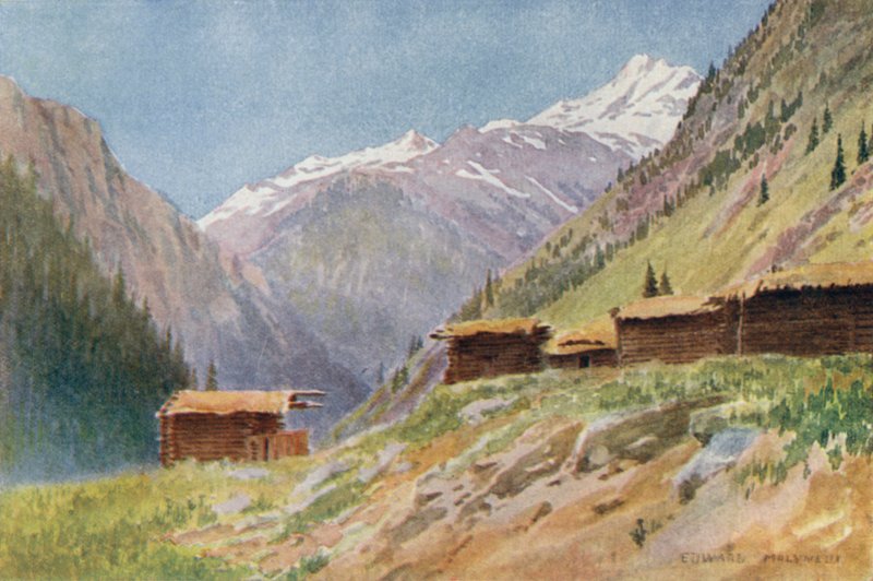 Looking Down the Gurais Valley, from Dudhgai Village by Edward Mary Joseph Molyneux