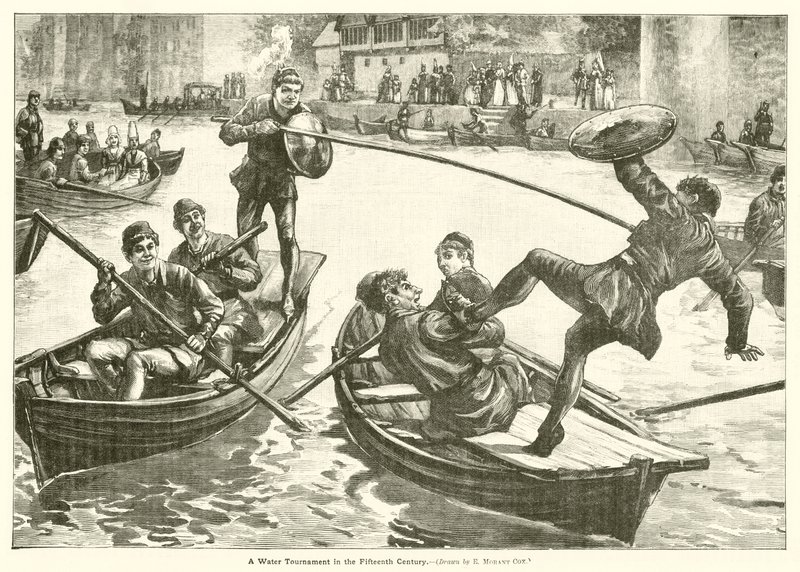 A water tournament in the fifteenth century by Edward Morant Cox