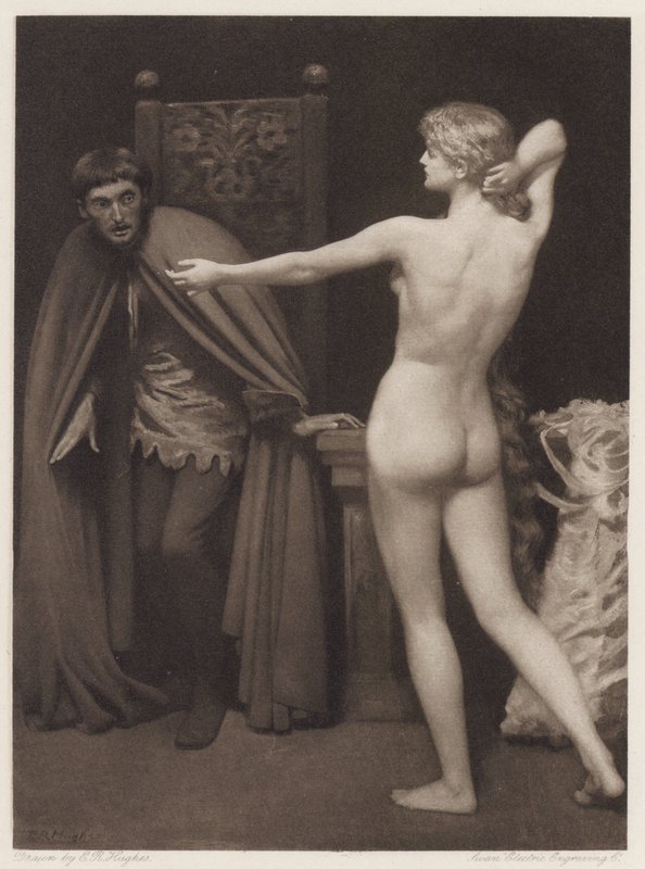Il Pecorone: Day XVIII, Novel II, The Countess Matilda (litho) by Edward Robert Hughes