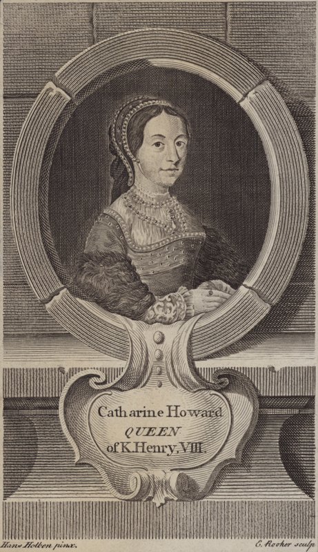 Catherine Howard, fifth wife of King Henry VIII (engraving) by Edward Rooker