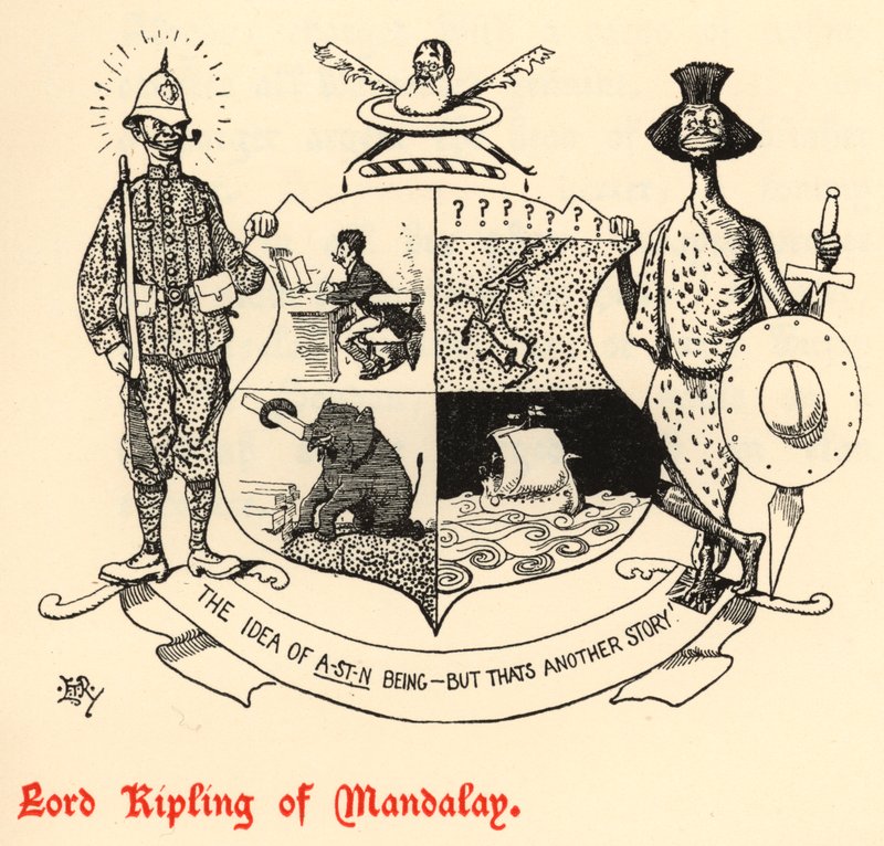Lord Kipling of Mandalay by Edward Tennyson Reed