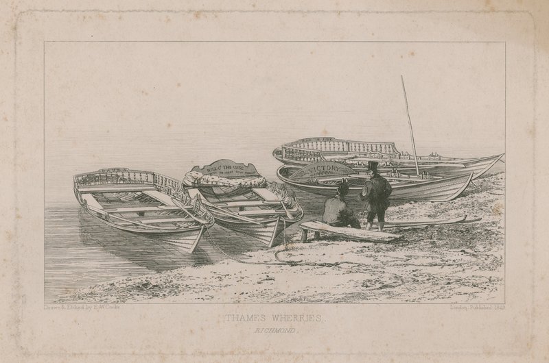 Thames Wherries by Edward William Cooke
