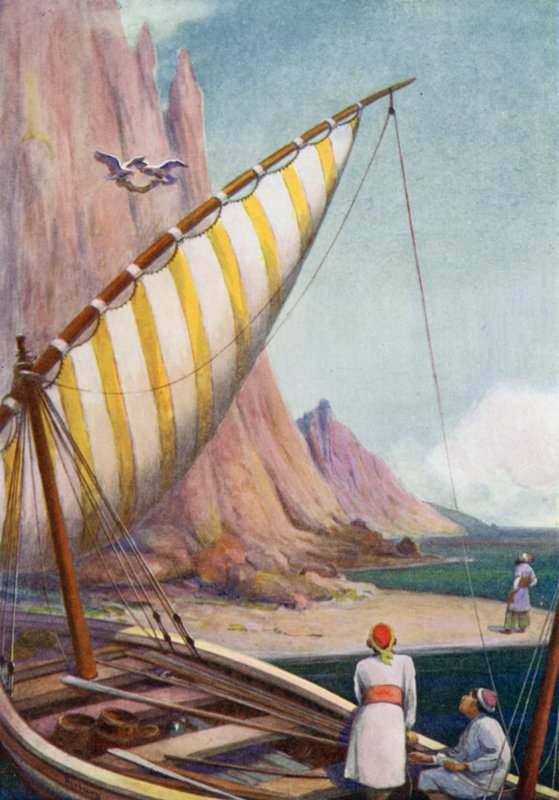 The Birds of Heaven Came, Seized Him, and Carried Him to the Top of the Mountain by Edwin Arthur Norbury