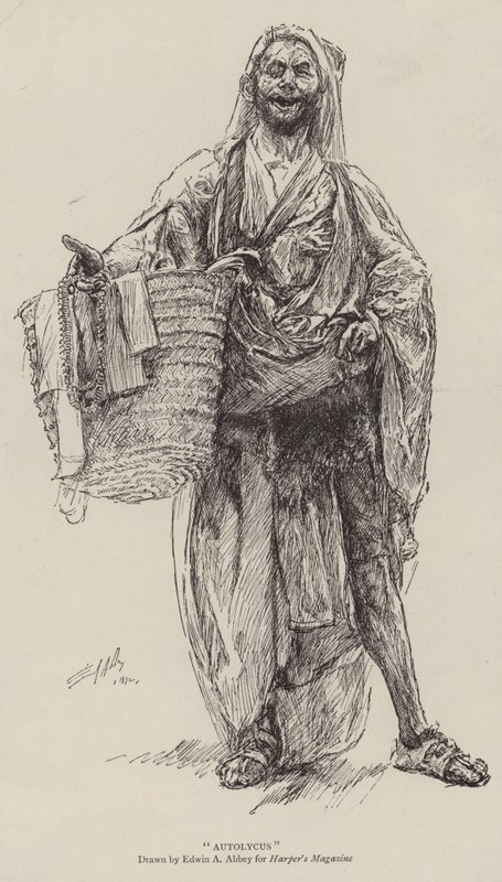 Autolycus by Edwin Austin Abbey