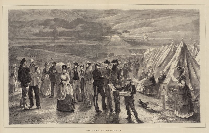 The Camp at Wimbledon by Edwin Buckman