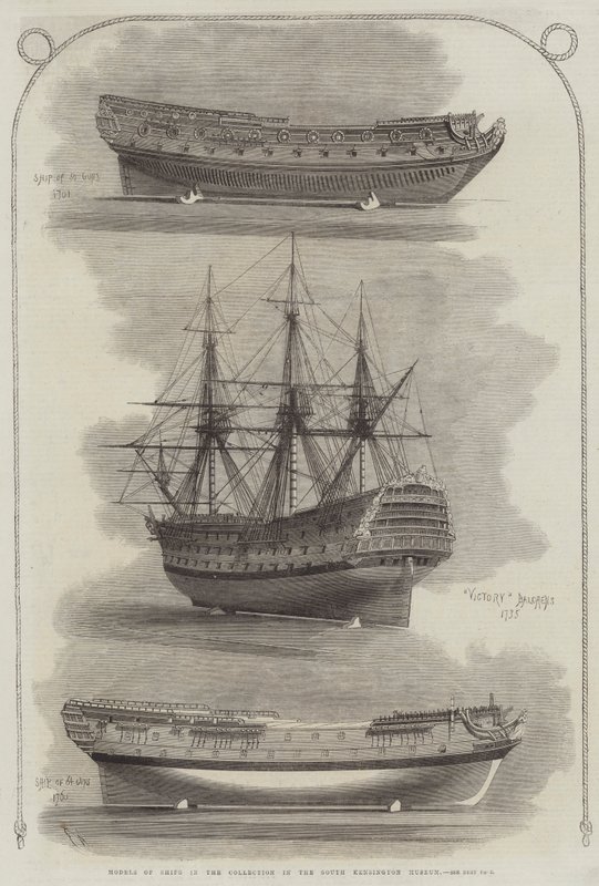 Models of Ships in the Collection in the South Kensington Museum by Edwin Weedon