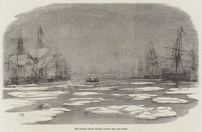 Scene in the Pool of the Thames by Edwin Weedon