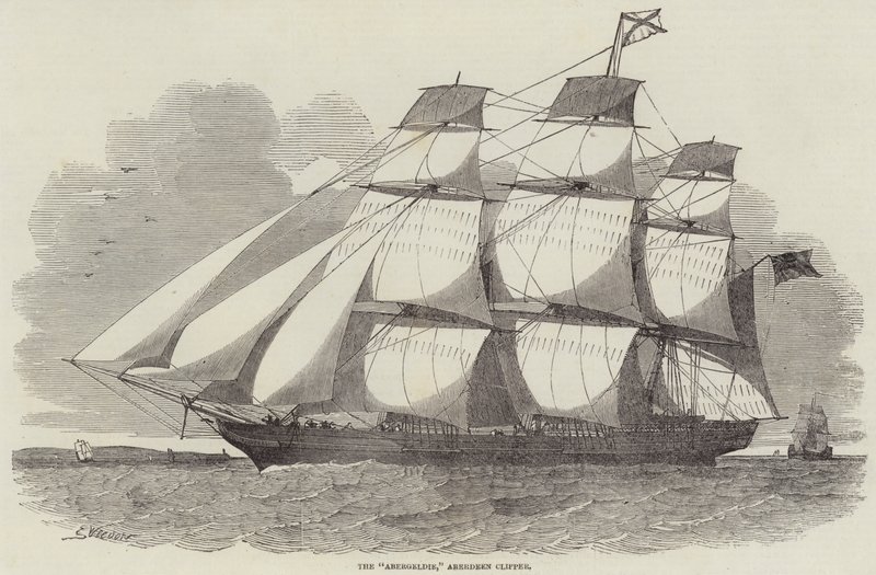 The Abergeldie, Aberdeen Clipper by Edwin Weedon