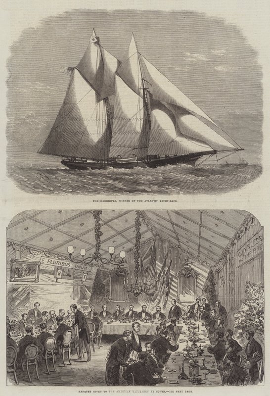 The Atlantic Yacht Race by Edwin Weedon