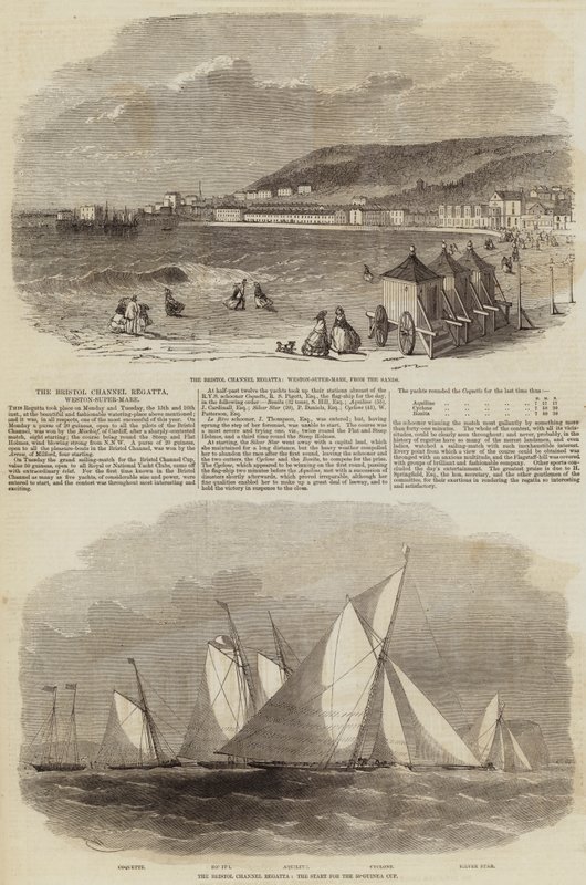 The Bristol Channel Regatta by Edwin Weedon