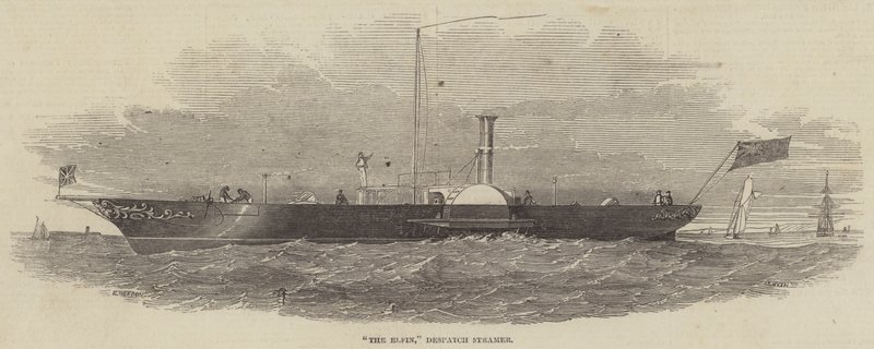 The Elfin, Despatch Steamer by Edwin Weedon