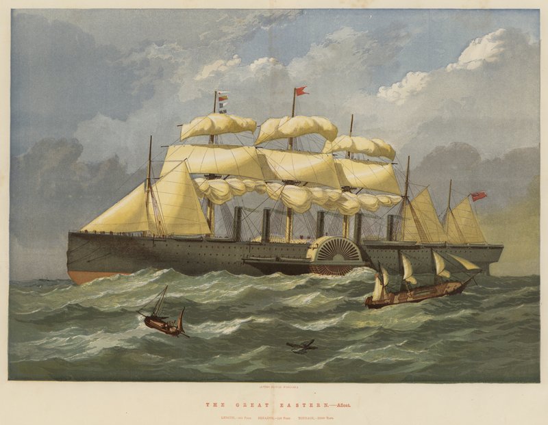 The Great Eastern, Afloat by Edwin Weedon