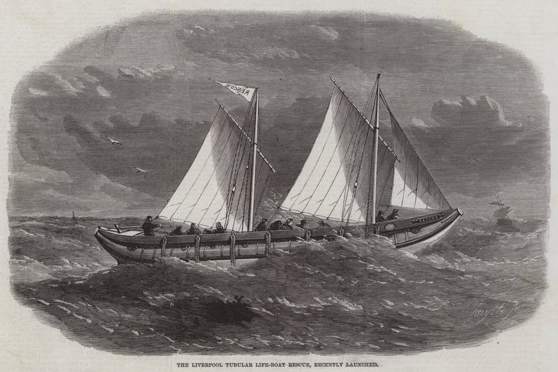 The Liverpool Tubular Life-Boat Rescue, Recently Launched by Edwin Weedon