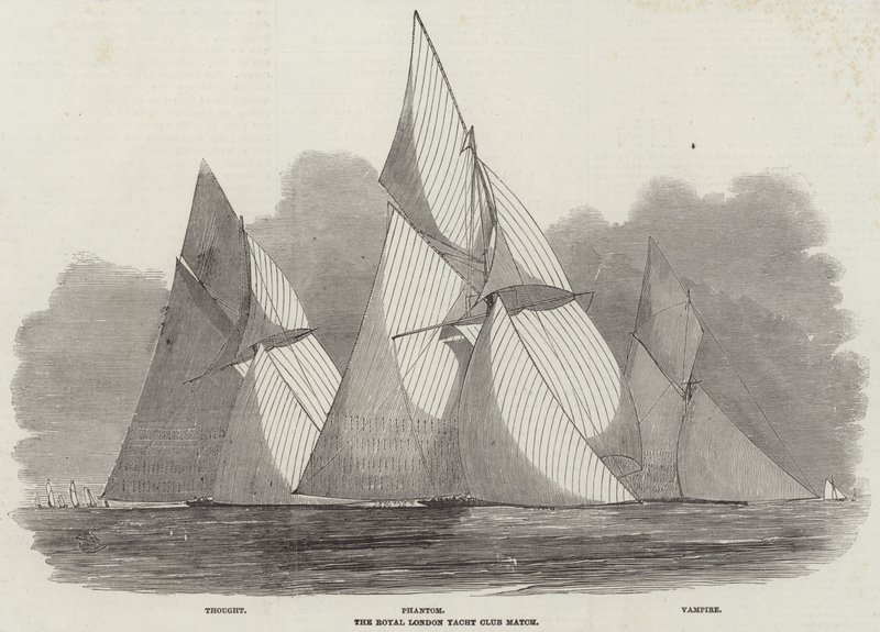 The Royal London Yacht Club Match by Edwin Weedon