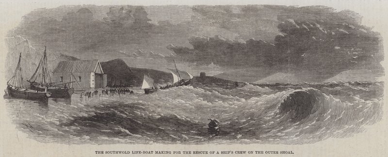 The Southwold Life-Boat making for the Rescue of a Ship