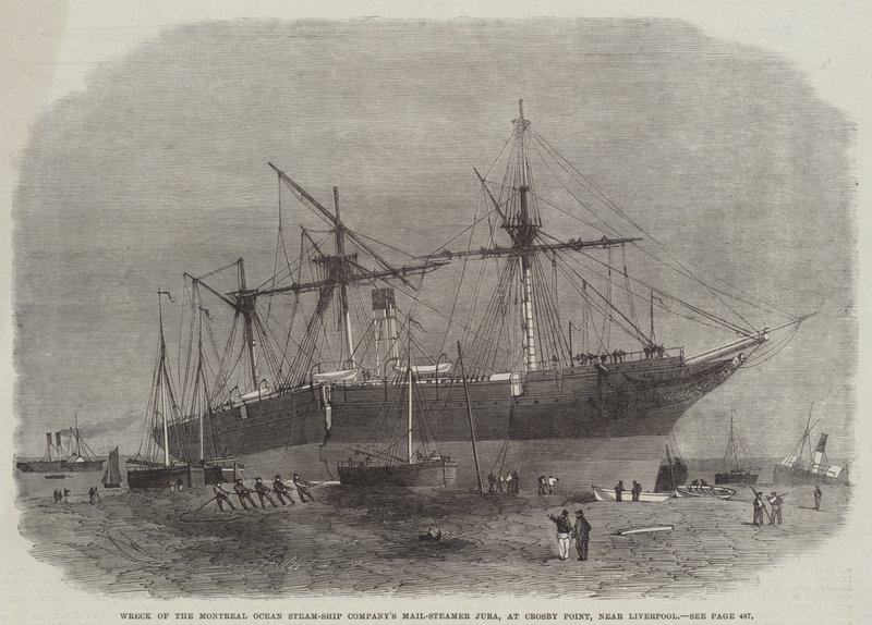 Wreck of the Montreal Ocean Steam-Ship Company