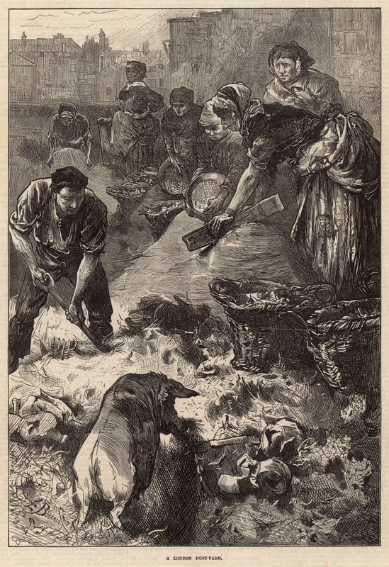 A London dustyard by Edwin Buckman