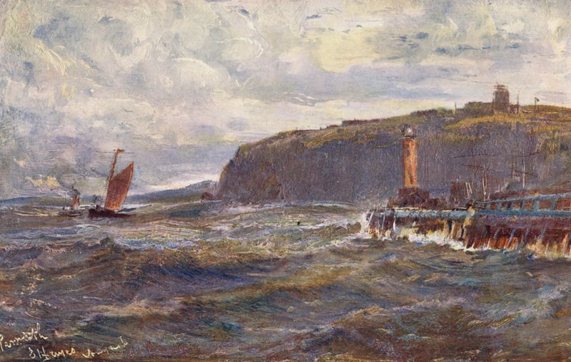 Penarth, Entrance to Cardiff Harbour by Edwin Hayes