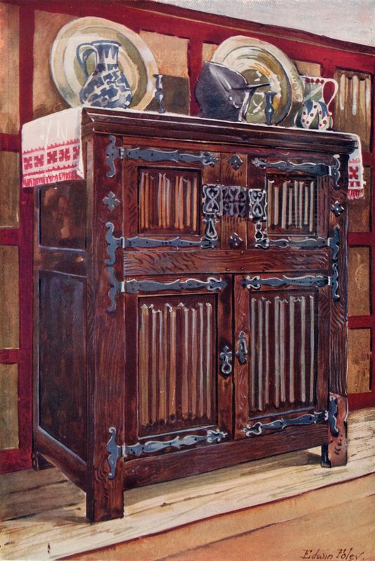 Oak Double Hutch by Edwin John Foley