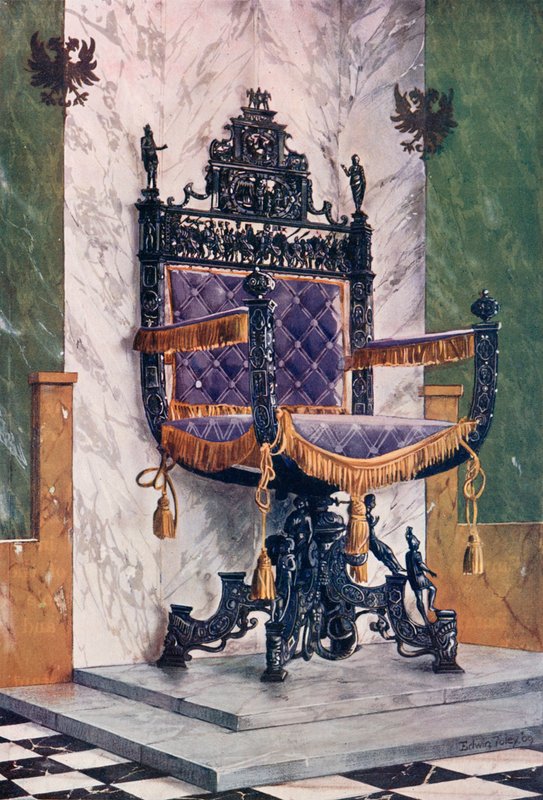 Wrought Steel Chair by Edwin John Foley