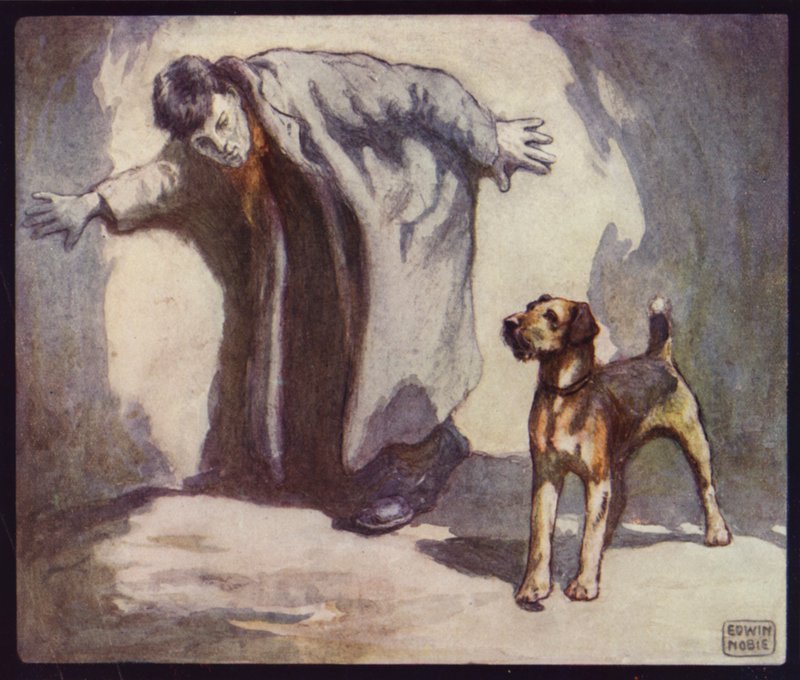 Police Dog at Work by Edwin Noble