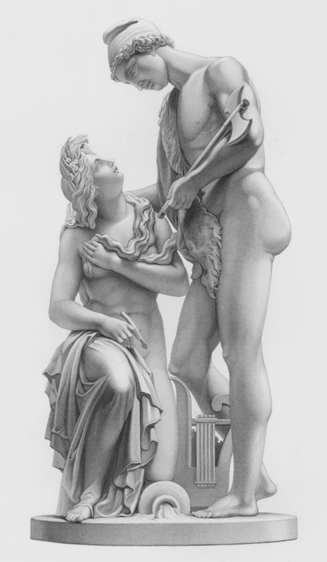 The Woodman, Engraved by E. Roffe from the Group by Schwanthaler, in the Possession of the Duke of Devonshire by Edwin Roffe