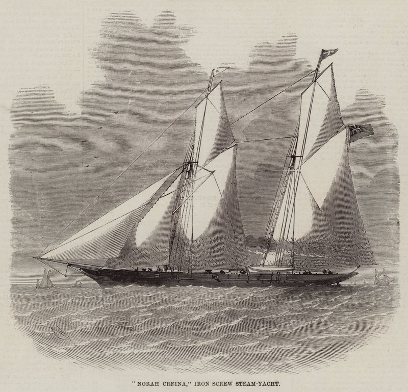 Norah Creina, Iron Screw Steam-Yacht by Edwin Weedon