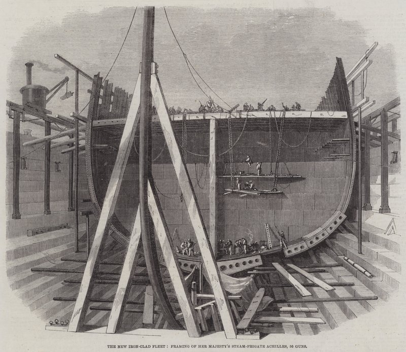 The New Iron-Clad Fleet, Framing of Her Majesty