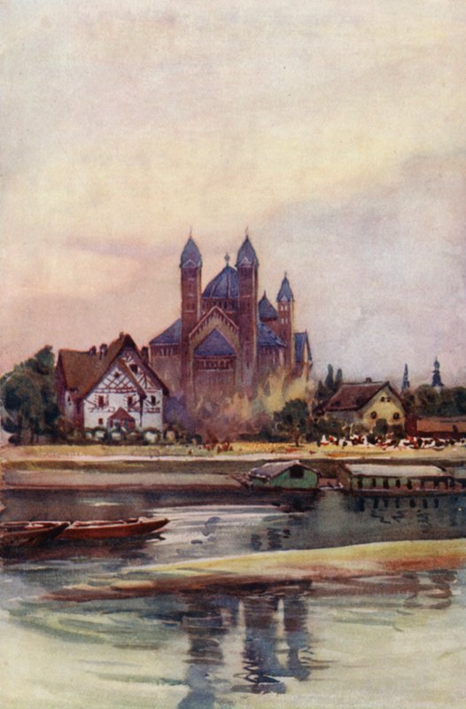 The Rhine: Speyer, Spires by Effie Jardine