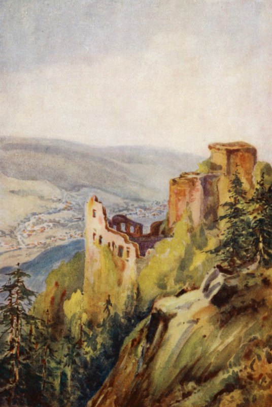 The Rhine: The Old Castle, Baden-Baden by Effie Jardine