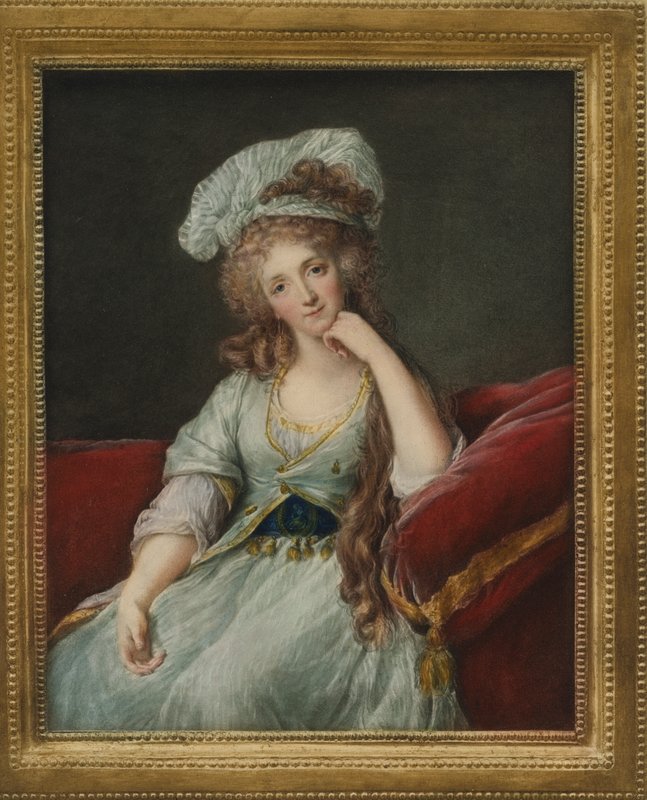 Portrait of Louise Marie Adelaide de Bourbon-Ponthievre, Duchess of Orleans by Elisabeth Louise after Vigee Lebrun