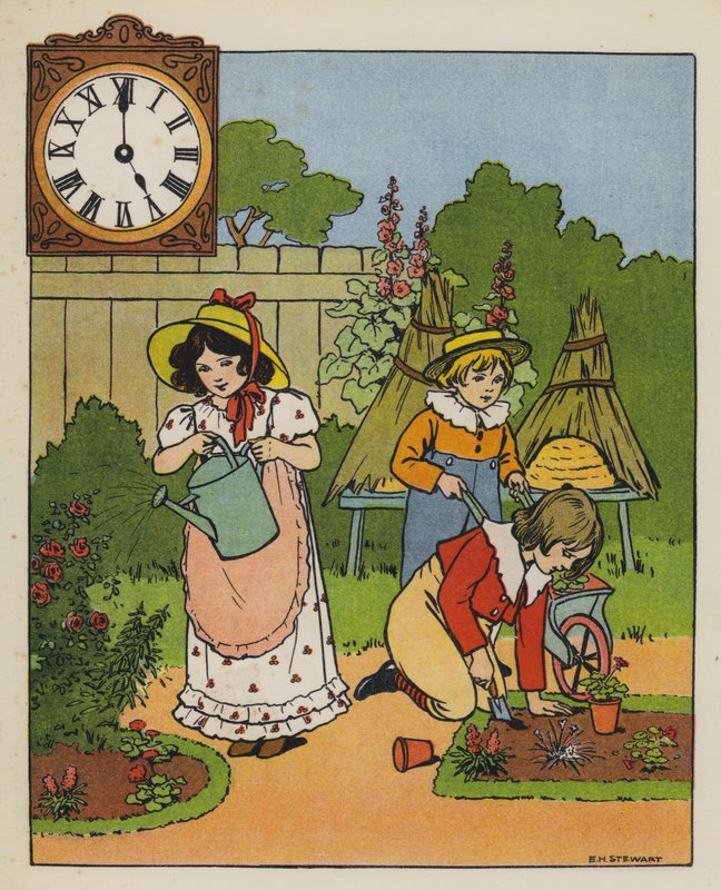 Gardening Time by Elise H. Stewart