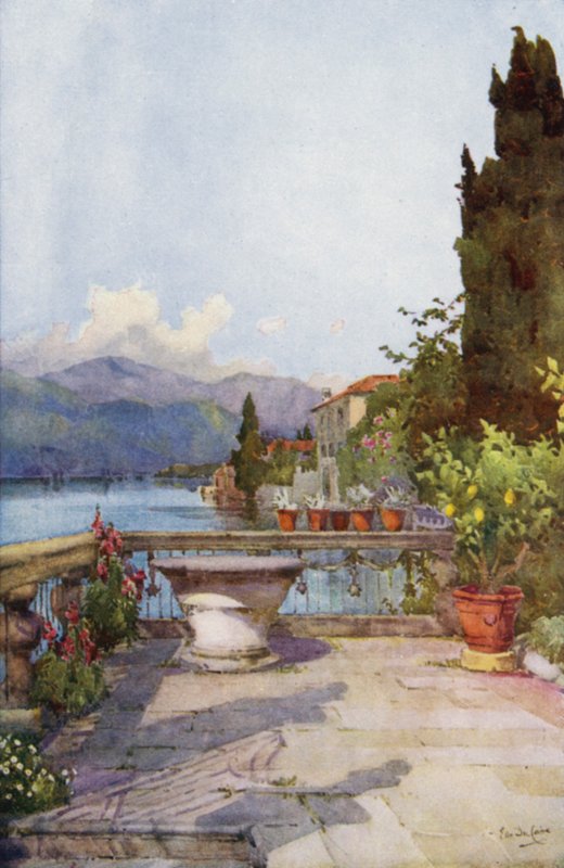 A Garden at Orta by Ella Du Cane