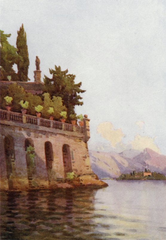 A Terrace Wall, Lago Maggiore by Ella Du Cane