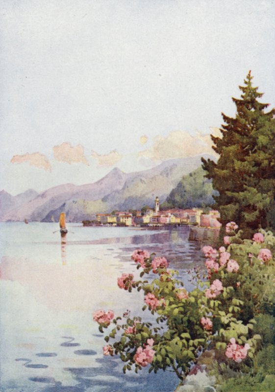 Bellagio from the Villa Melzi, Lago di Como by Ella Du Cane