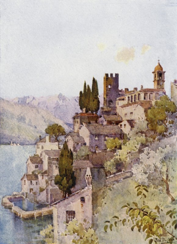 Corenno, Lake Como by Ella Du Cane