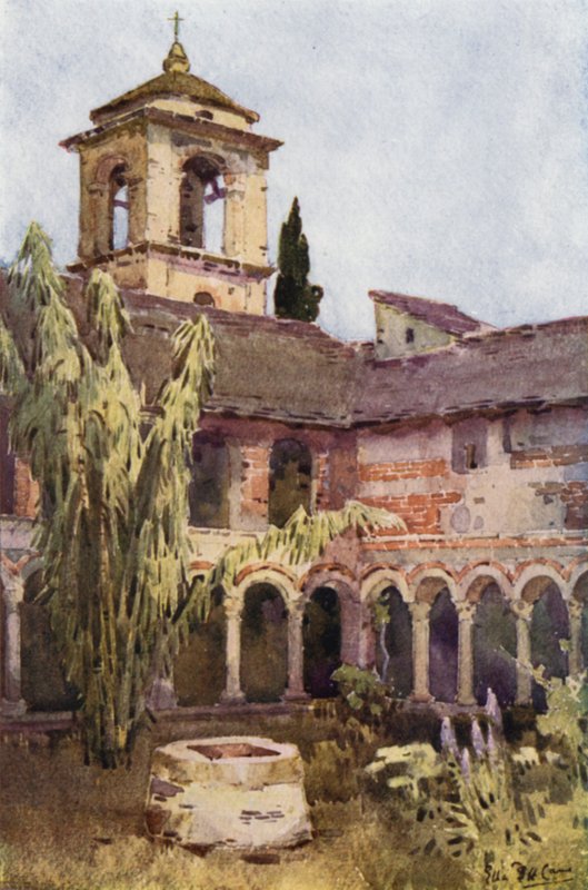 The Cloister of Piona, Lake Como by Ella Du Cane