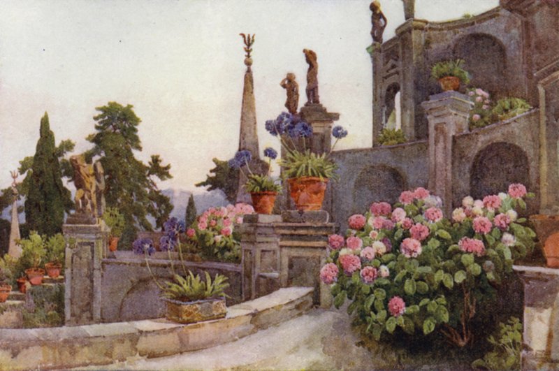 In the Garden, Isola Bella, Lago Maggiore by Ella Du Cane