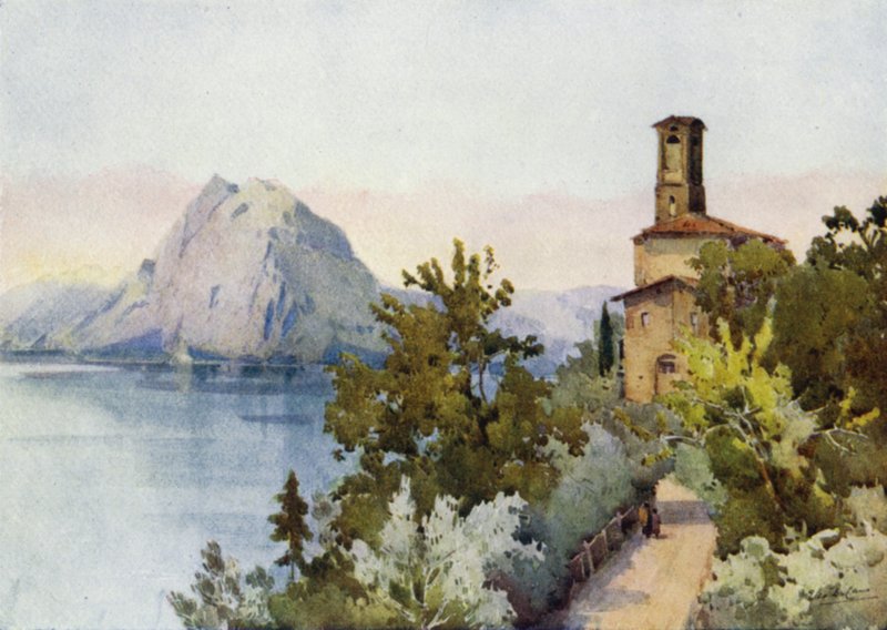 Monte San Salvatore, Lake Lugano by Ella Du Cane