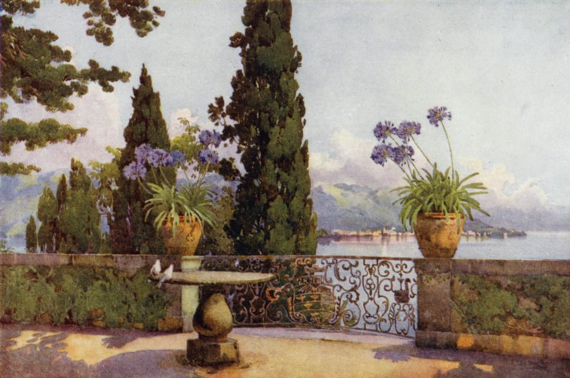 Pallanza from Isola Bella, Lake Maggiore by Ella Du Cane