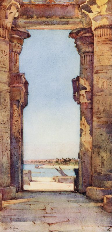 The Great Temple, Kom Ombo by Ella Du Cane