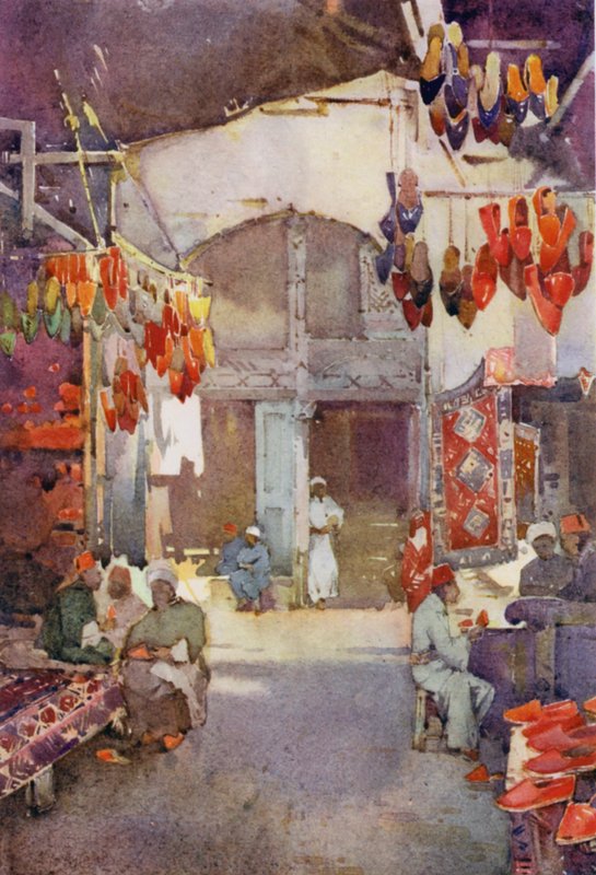 The Shoe Bazaar, Cairo by Ella Du Cane