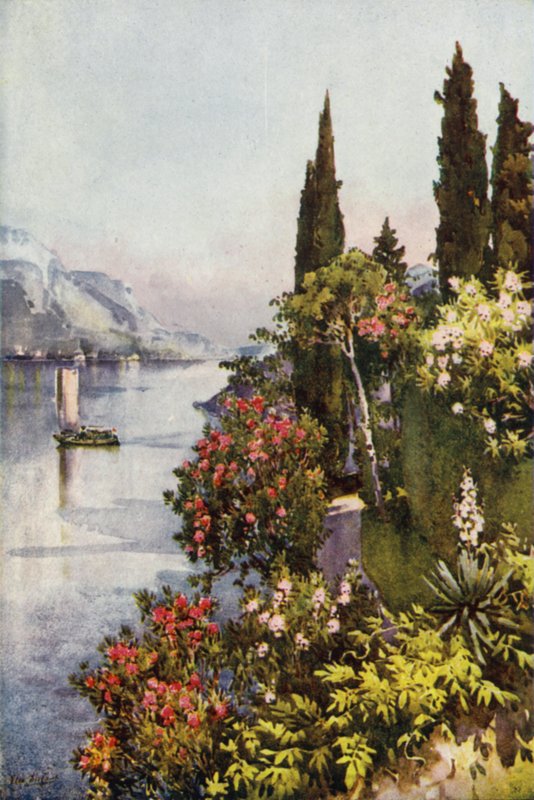 Villa Giulia, Lake Como by Ella Du Cane