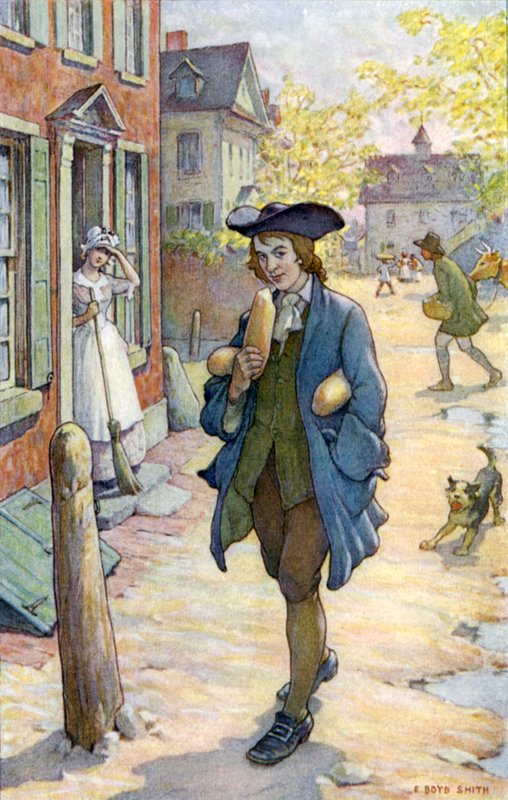 She, Standing at the Door, Saw Me, and Thought I Made, as I Certainly Did, a Most Awkward, Ridiculous Appearance by Elmer Boyd Smith