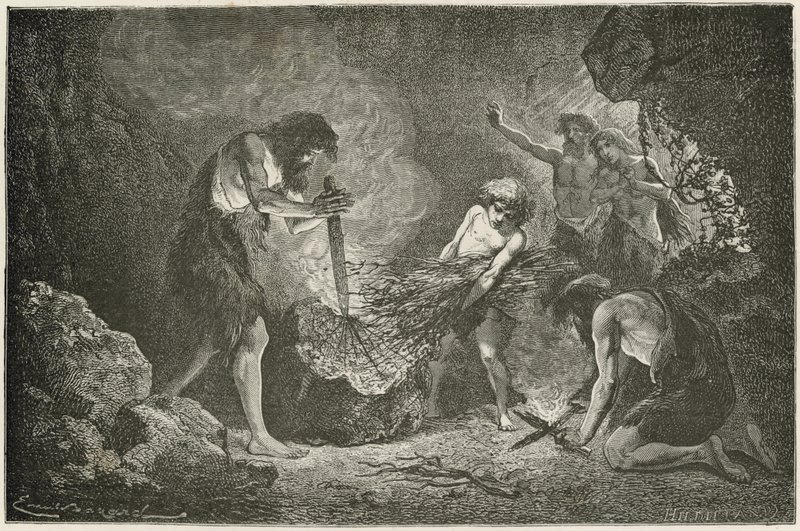 The Conquest of Fire by Emile Antoine Bayard