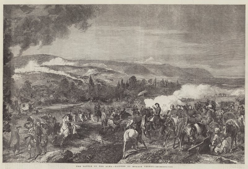 The Battle of the Alma by Emile Jean Horace Vernet