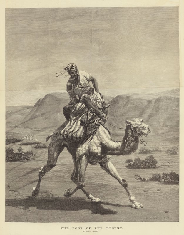 The Post of the Desert by Emile Jean Horace Vernet