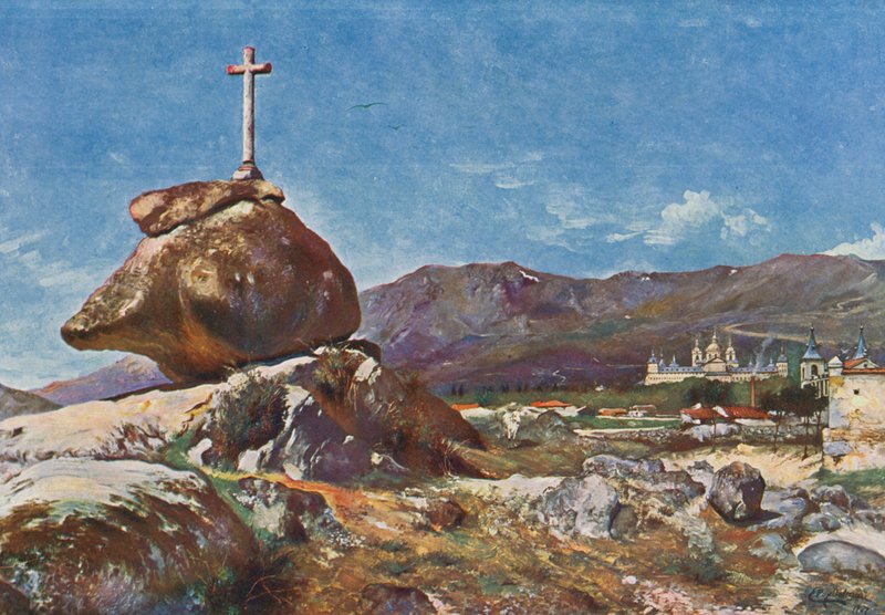 El Escorial: The Cross of the Gallows by Emilio Poy Dalmau
